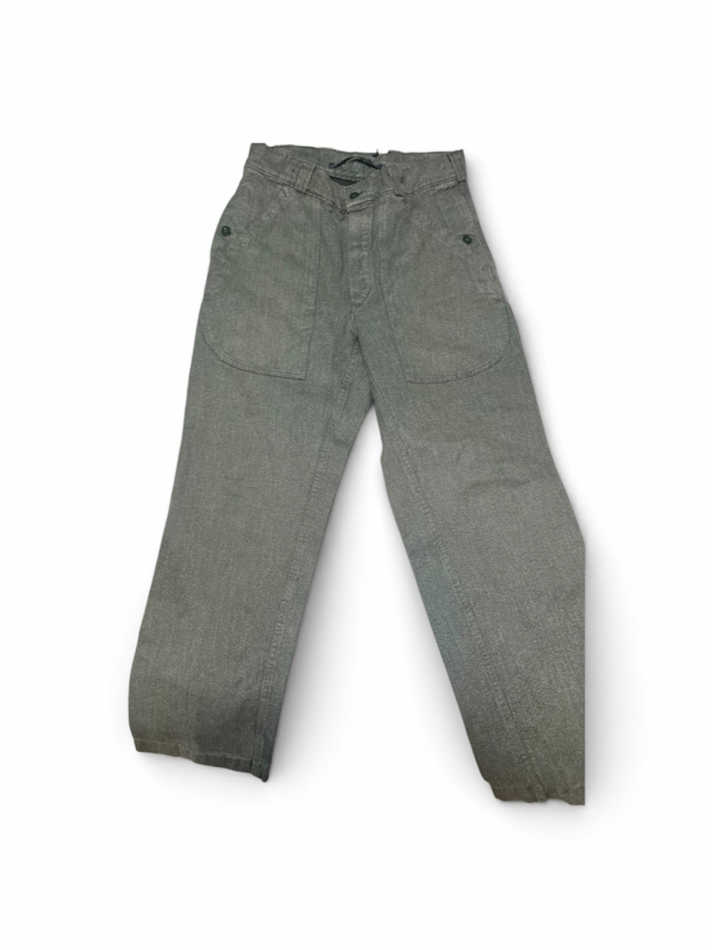 Olive Green Casual Pants